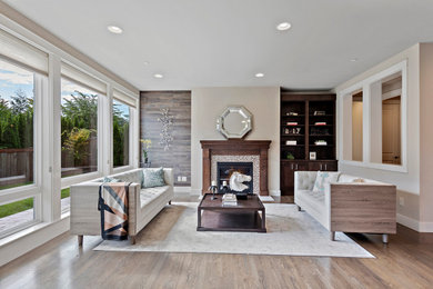 Family room photo in Seattle