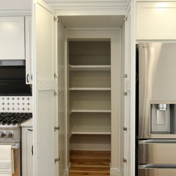 Jarrettsville Kitchen with Hidden Pantry & Blue Island