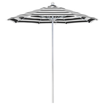 7.5' Fiberglass Umbrella White, Sunbrella, Cabana Classic
