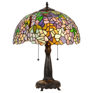 Phoebe 2-Light Wisteria Table Lamp
