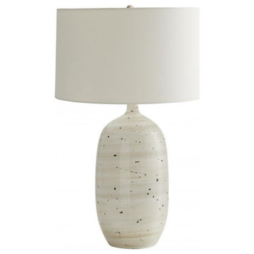 Jordyn Table Lamp, 1-Light, Sand Dollar Ceramic, 29.5"H (17009-383 3MQKR)