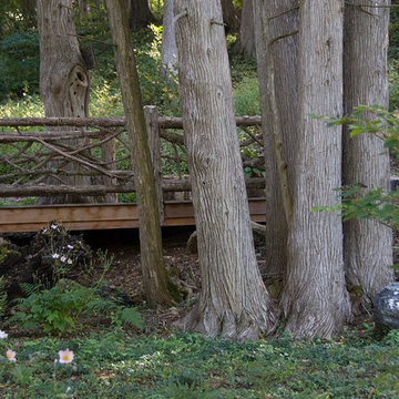 Cottage by the Lake - Charlotte, VT - Rustic Railing and Deck