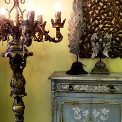 La Reyna Floor Candelabra - Candleholders