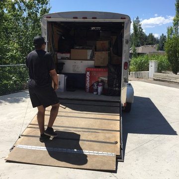 Loading the Cargo Trailer
