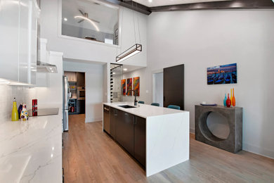 Example of a trendy kitchen design in Other