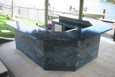 Example of a trendy home design design in Miami
