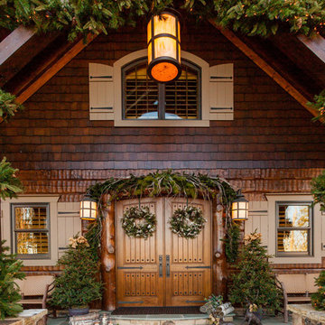 Christmas At Modern Rustic Homes