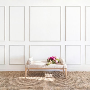 Brooklyn Reserve Six Piece Wall Moulding Kit | Living Room Feature Wall