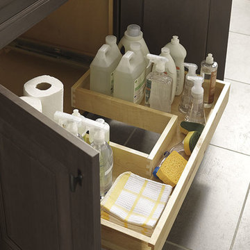 U-Shaped Drawer and Roll Tray