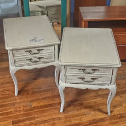Custom Shabby Chic Tables in White - Coffee And Accent Tables