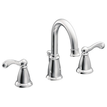 Moen Traditional Chrome Two-Handle Bathroom Faucet WS84004