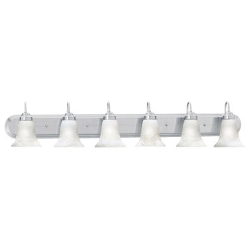 Homestead 6 Light Wall Sconce, Brushed Nickel