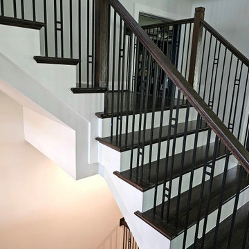 Project #109 | U-Shaped Stairs in Countryside Retreat