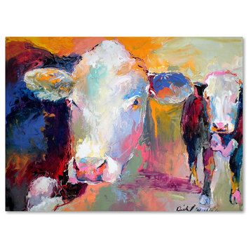 Richard Wallich 'Art Cows' Canvas Art, 19 x 14