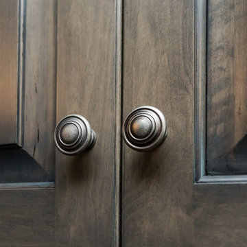 Custom maple closet