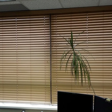 After - warm, rich 2" faux blinds