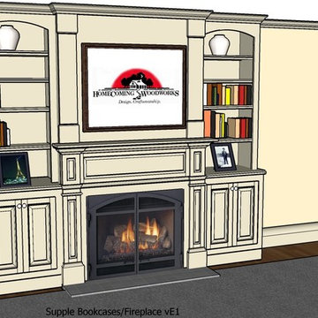 Supple Fireplace Surround. Federal Style