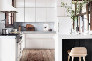 Example of a kitchen design in Austin