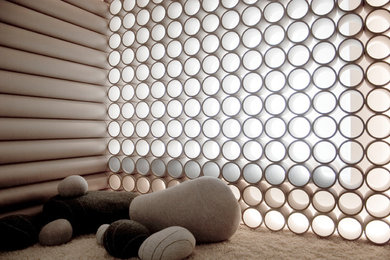 Trendy living room photo in Other