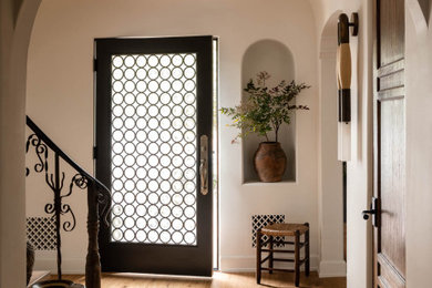 Inspiration for a mediterranean entryway remodel in Los Angeles