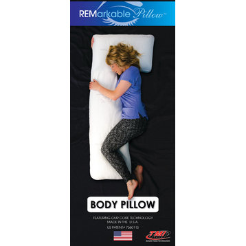 Memory Foam Cashmere Body Pillow With Custom Pillow Case
