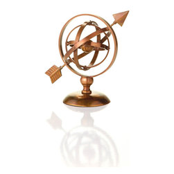 Voyager 16419 5" Decorative Metal Armillary in Bronze - Decorative Objects And Figurines
