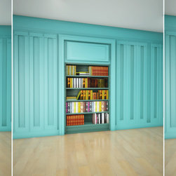 Swing Bookcase/ Secret Hidden Room - Home Improvement