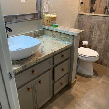 Rustic Hall Bath