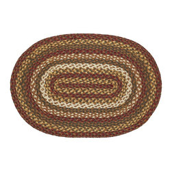 Victorian Heart Company - Tea Cabin Jute Rug Oval 20" x 30" - Doormats