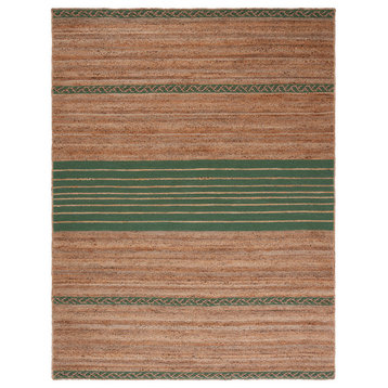 Safavieh Vintage Leather Collection NFB262Y Rug, Natural/Green, 6' X 9'