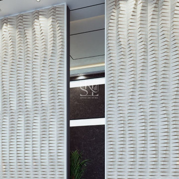 Sliced Wave Design Wall Cladding