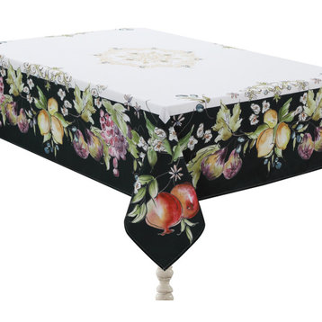 Tuscan Fruit Sketch Table Cloth, 70x144