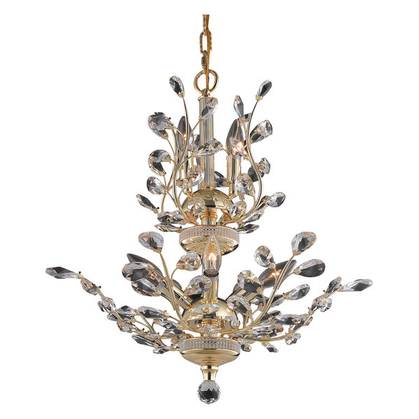 Gerson 19.7 Inch Tall Hanging Metal and Acrylic Solar Garden Meadow® Chandelier Gerson 19.7 Inch Tall Hanging Metal and Acrylic Solar Garden Meadow® Chandelier