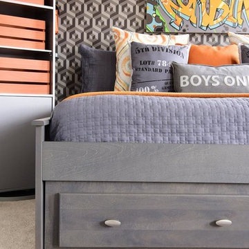 Skatepark Themed Boy's Room
