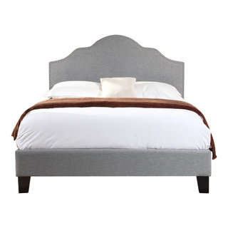 Carrillo Upholstered Bed Transitional Panel Beds by Lorino