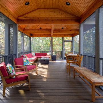 Trex Screen Room and Deck with Two Different Colors
