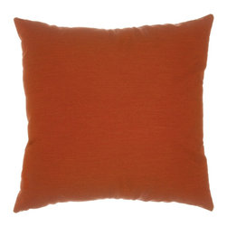 Pawleys Island Hammocks - Pawleys Island Canvas Brick Sunbrella Designer Porch Pillow 18" Square - Outdoor Cushions And Pillows