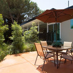 Back deck and hot tub ideas - Tropical - Patio - Los Angeles