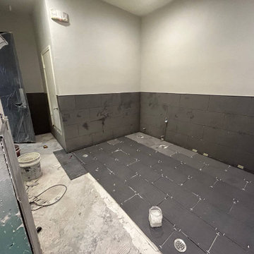 Commercial restroom remodeling