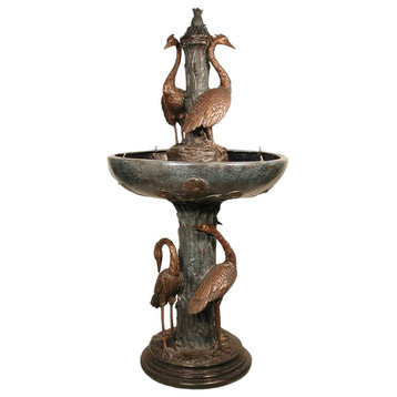 Five Birds Recirculating Fountain, 67"
