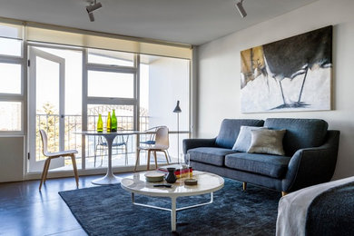 Design ideas for a modern living room in Sydney.