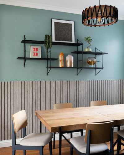 Contemporary Dining Room by JLV Design Ltd