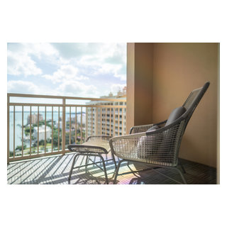 Penthouse Ritz-Carlton Residence Renovation - Modern - Balcony - Tampa ...