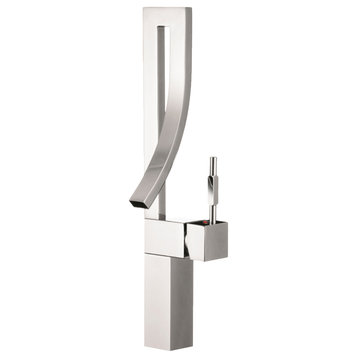 STYLISH Single Handle Bathroom Faucet for Single Hole Brass Vessel Mixer Tap
