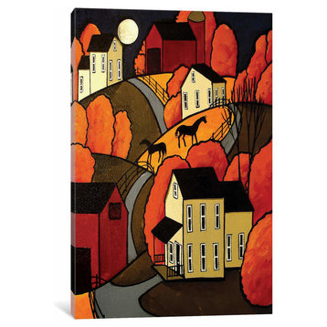 Outlined Autumn by Debbie Criswell Canvas Print, 12"x8"x0.75"
