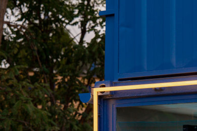 マラガにあるインダストリアルスタイルのおしゃれなホームジムの写真