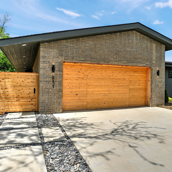 Example of a trendy exterior home design in Dallas