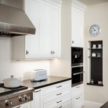 Newport Beach White Traditional Kitchen