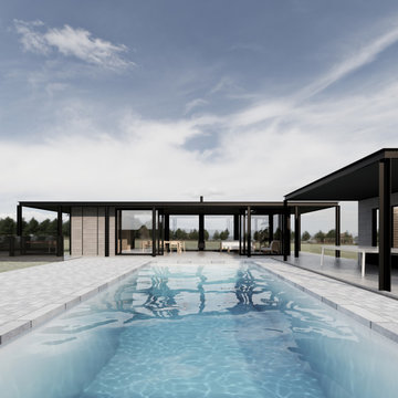 Glass House Pool Pavilion