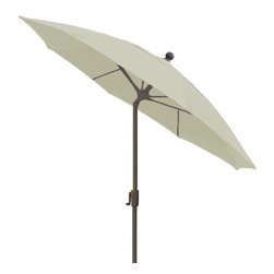 FiberBuilt Umbrellas LLC - Fiberbuilt 9 ft. Patio Hexagonal Umbrella in Natural - Outdoor Umbrellas